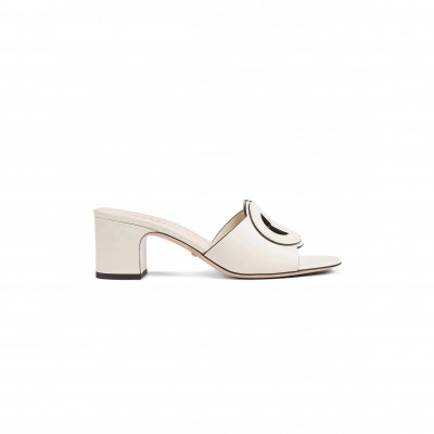 GUCCI WOMEN'S SLIDE SANDAL WITH INTERLOCKING G 782413